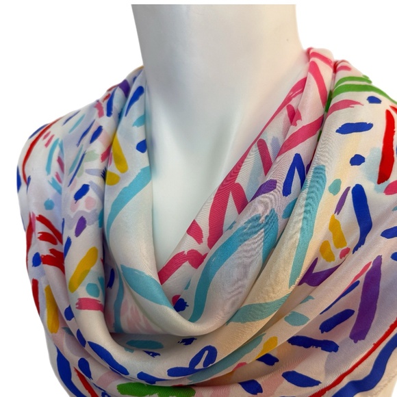 Ken Done 1985 100% Silk Scarf 🇦🇺 🇯🇵| Sydney Harbour Opera House Print - Picture 5 of 10